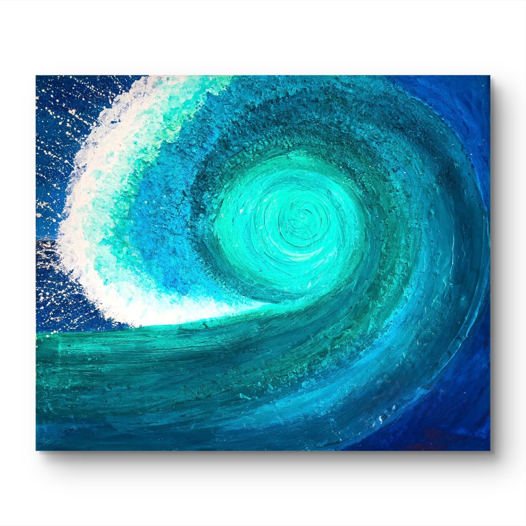 Arctic Wave an der Wand