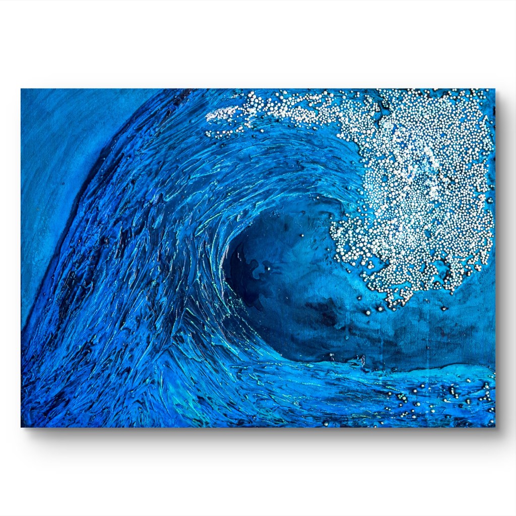 New Wave an der Wand