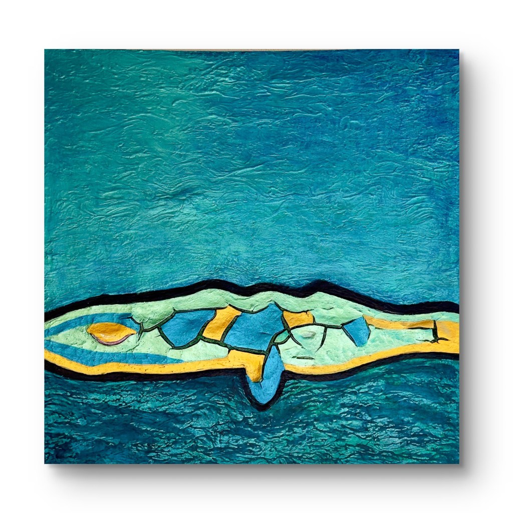 Was das Meer noch trägt an der Wand