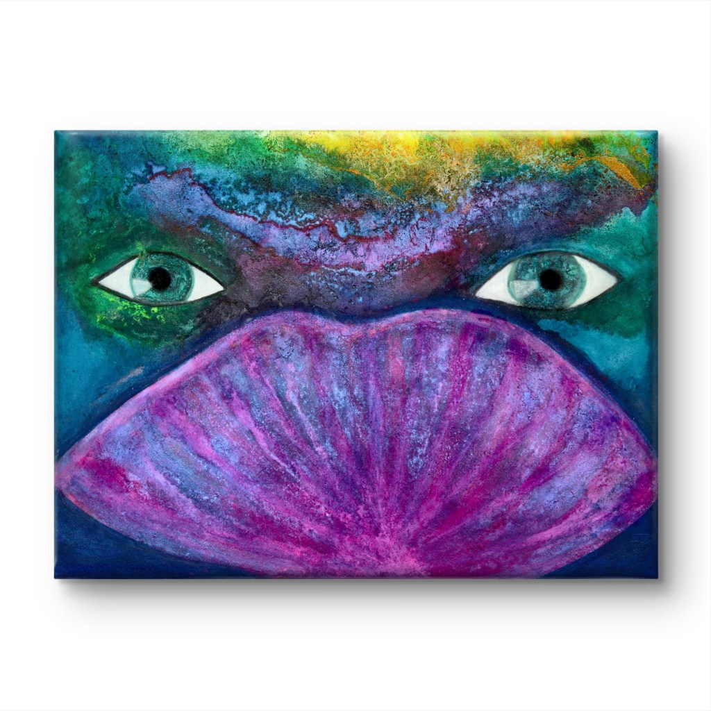 Magic eyes an der Wand