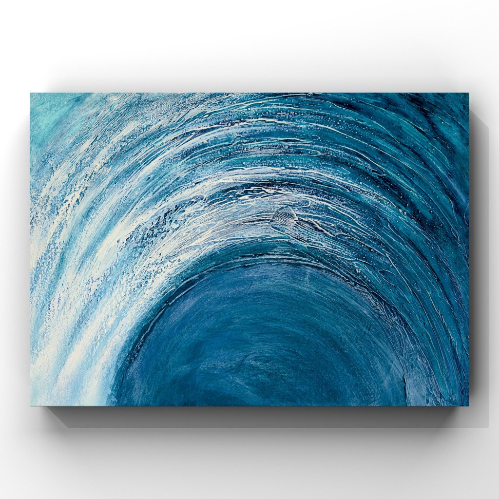 The wave an der Wand